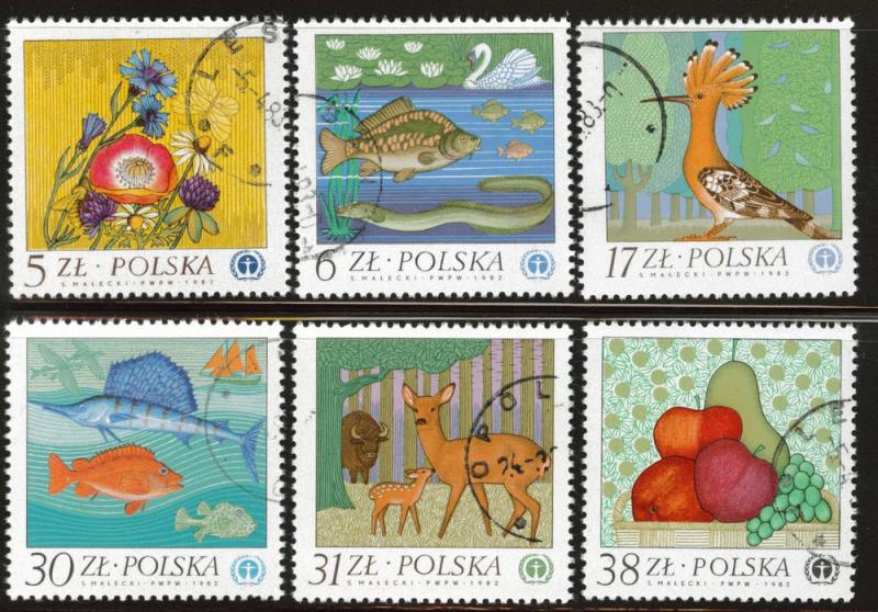 Poland Scott 2556-2561 Used CTO 1983 set