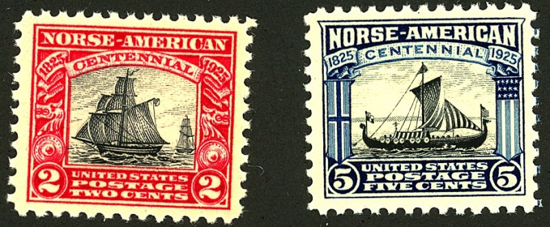 U.S. #620-621 MINT OG NH