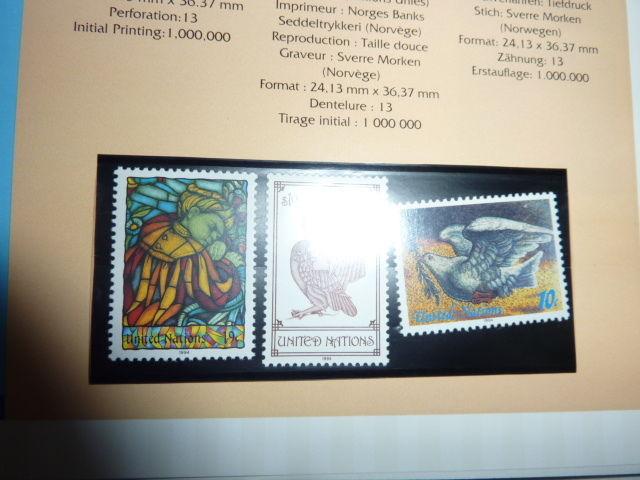 1994 United Nations New York Annual Collection of stamps