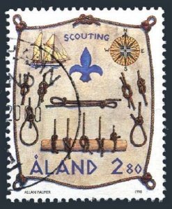 Finland-Aland 148, used. Michel 144. Scouting 1998.