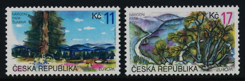 Czech Republic 3089-90 MNH EUROPA, National Parks