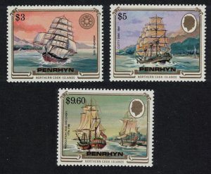 Penrhyn Mermerus Cutty Sark Resolution Discovery Ships 3v 1984 MNH