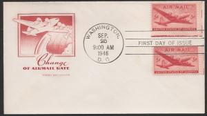 #C32 U/A HOUSE OF FARNAM FDC   DC-4 Skymaster