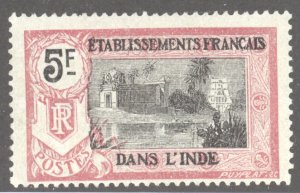 French India, Scott #49, MH