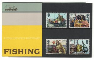 Great Britain Fishing Industry 4v Pres. Pack 1981 MNH SG#1166-1169