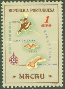 MACAU 383 MH BIN $0.50