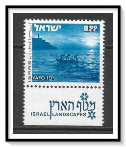 Israel #465 Landscapes Tab MNH