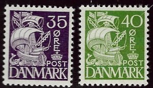 Denmark SC#196-197 MNH VF...Worth a Close Look!!