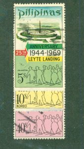 PHILIPPINES 1038-40 USED BIN $1.25