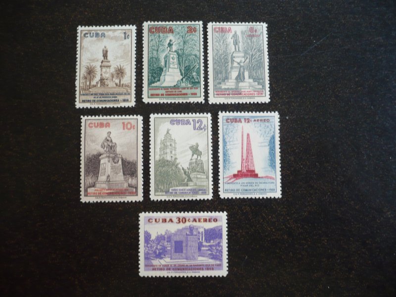 Stamps - Cuba - Scott#637-640, C200-C208 - MNH Set of 7 Stamps