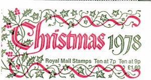 Great Britain 1978-2000 - Christmas MNH Booklet # BK672