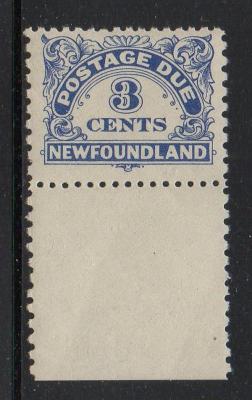 Newfoundland Sc   J3 1939 3 c Postage Due stamp mint NH