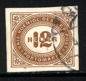 Austria 1899  Scott #J17 used