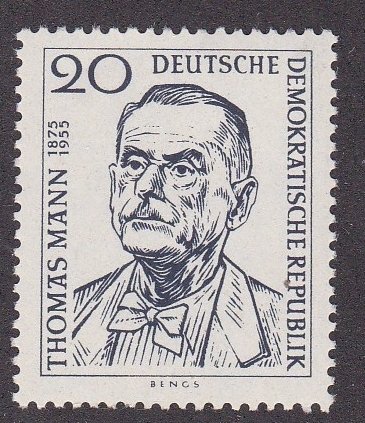 Germany DDR # 301, Thomas Mann, Novelist, Mint LH