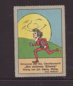 German - Josef Scholz, Mainz Children's Book Advertising Stamp - MH