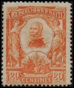 Haiti 100 - Mint-H - 20c Pres. Pierre Nord-Alexis (1904) (cv $0.35)