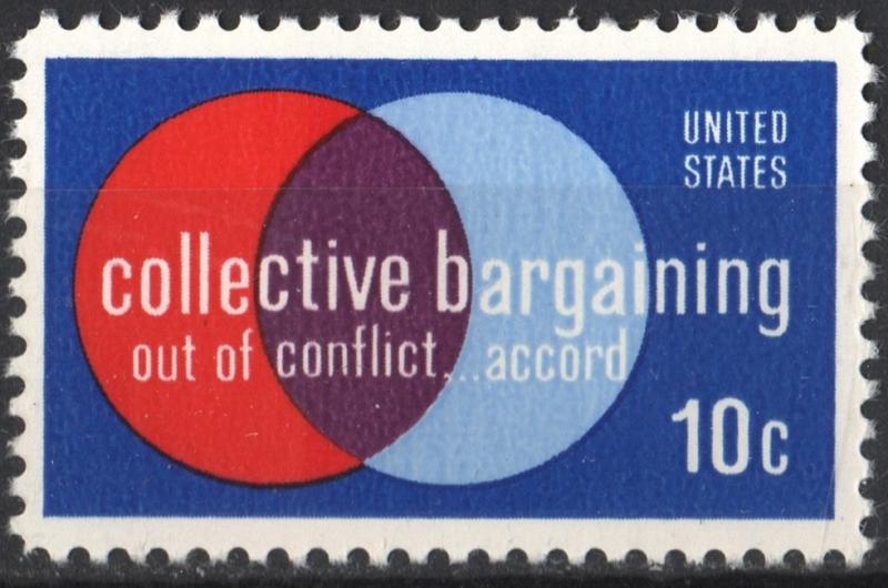 SC#1558 10¢ Collective Bargaining (1975) MNH