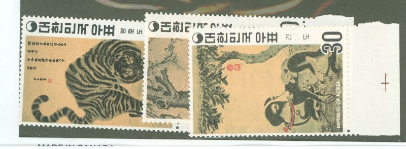 Korea #718-720 Unused Single (Complete Set)