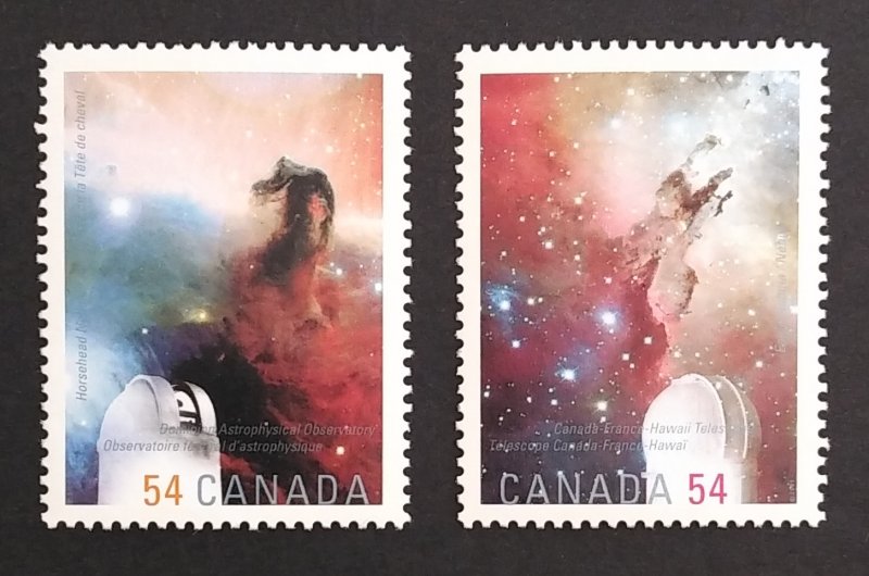 Canada 2323a-b Singles from Souvenir Sheet VF MNH