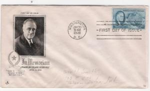 SCOTT# 933 FDC, W/CACHET