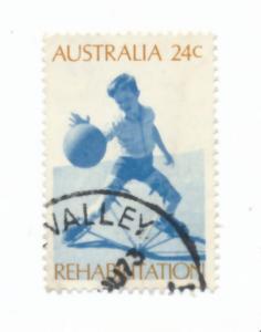 Australia 1972  Scott 525 used - 24c, Rehabilitation of the handicapped