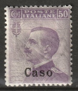 Italy Aegean Caso 1912 Sc 8 MH* crazed gum