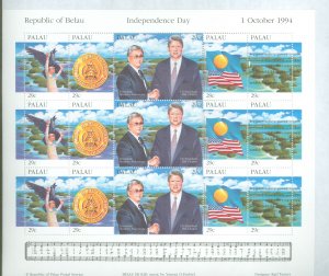 Palau #338 Mint (NH) Souvenir Sheet