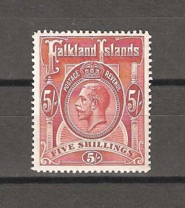 FALKLAND ISLANDS  1912/20 SG 67 MINT Cat £130