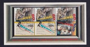 Netherlands  #B686-B688a  cancelled 1995  sheet  senior citizens