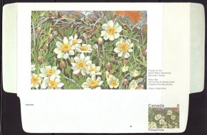 F1892   CANADA   Aerogramme      Provincial Flower - North West Territories