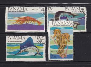 Panama C339-C342 Set U Marine Life (D)