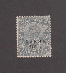 India (Nabha) Scott #40 MNH Note