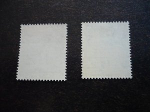 Stamps - Western Samoa - Scott# 214-215 - Mint Hinged Set of 2 Stamps