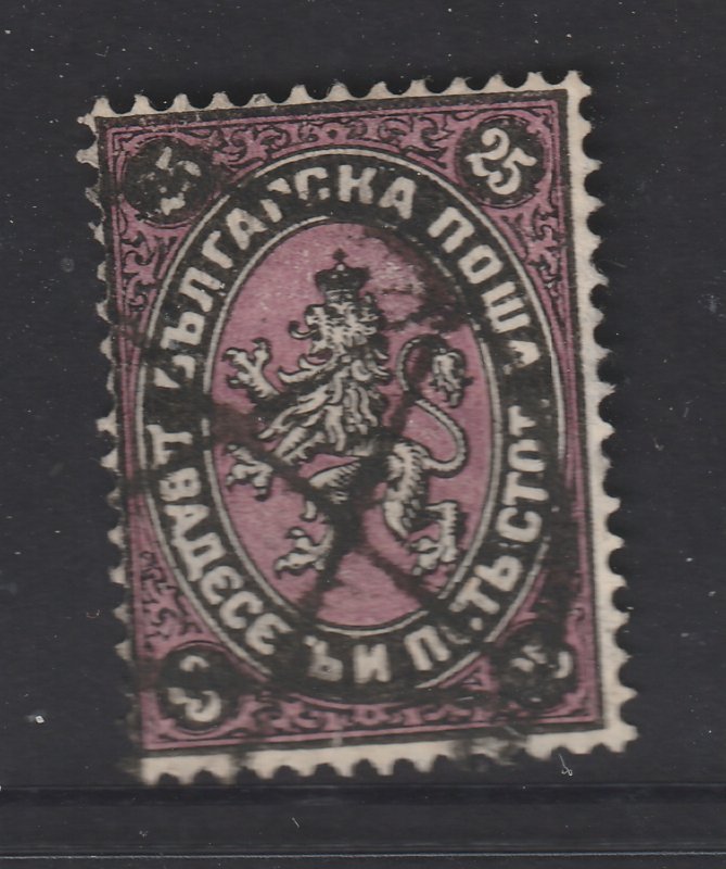 Bulgaria a used 25st from 1881