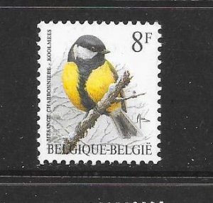 BIRDS - BELGIUM #1443 TOM TIT MNH