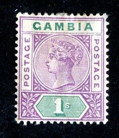 1898 Gambia Sc #27 m* cv.$45 ( 9062 BCXX5 )