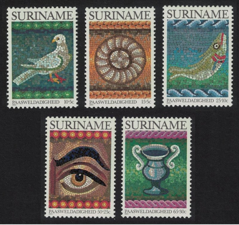 Suriname Bird Fish Easter 5v 1983 MNH SG#1118-1122