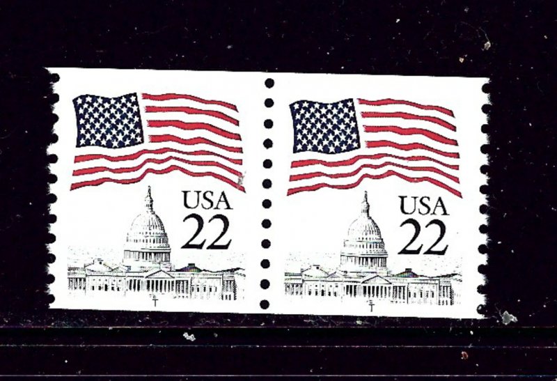 U.S. 2115a MNH 1987 Coil Pair