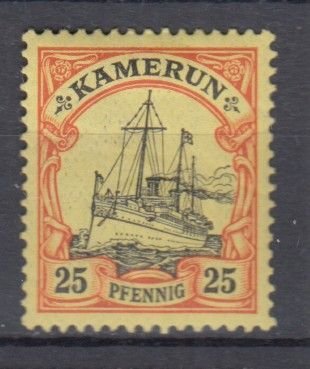 1906 German Colonies Deutsch Kamerun  Michel 11 MH (Without Watermark)