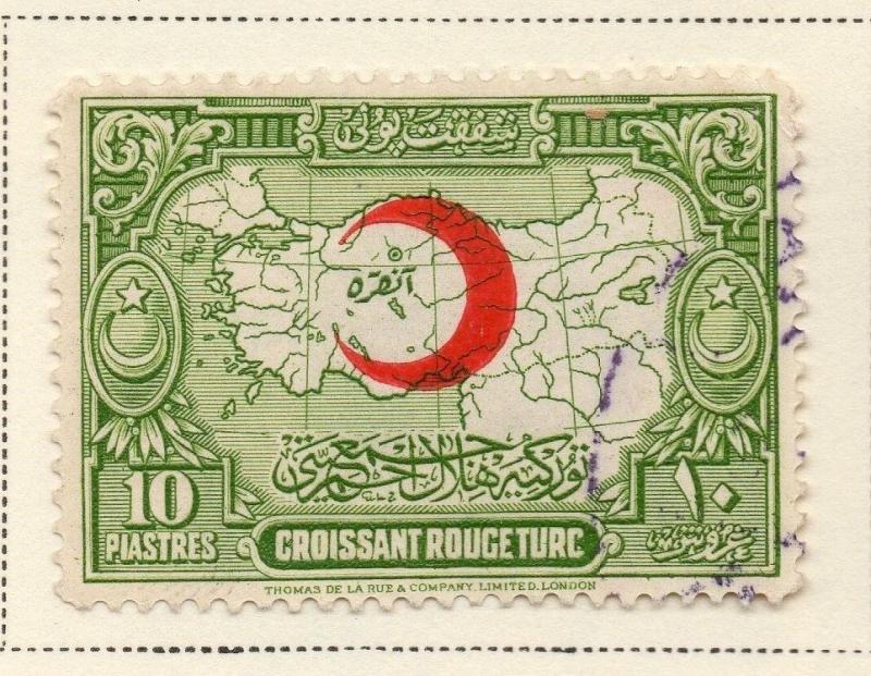 Turkey 1928 Early Issue Fine Used 10p. 086139