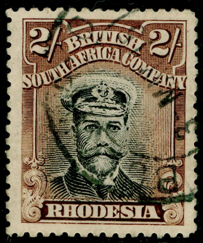 RHODESIA SG234, 2s black & brown, FINE USED. Cat £18.