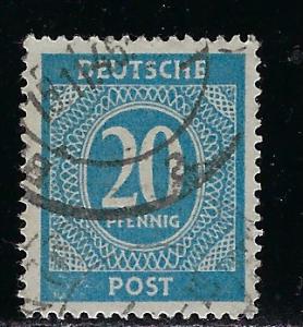 Germany AM Post Scott # 543, used