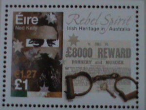 ​IRELAND 2001-SC#1309- IRISH HERITAGE IN AUSTRALIA- MNH-S/S-VF LAST ONE