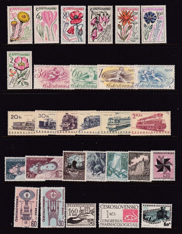 Czechoslovakia x 4 sets + odds MNH from about 1965