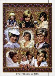 NIGER SHEET MNH LADY DI DIANA PRINCESS WALES ROYALTY WILLIAM