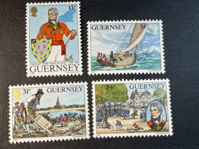 GUERNSEY # 303-306-MINT NEVER/HINGED--COMPLETE SET--1984-85