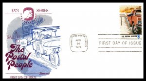 US 1489-1498 Postal People Fleetwood Set of Ten U/A FDC