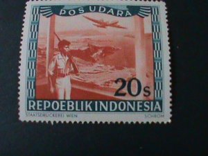 REPUBLIC INDONESIA -SC#12 75 YEARS OLD MLH -LAST ONE WE SHIP TO WORLDWIDE