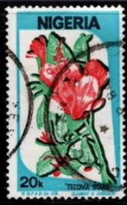 Nigeria - #493 tacoma Stans Flower - Used