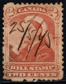 Early Canada Revenue Queen Victoria Bill Stamp Value Pack Lot/32 Mixed Condition